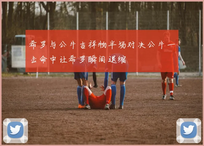 希罗与公牛吉祥物半场对决公牛一击命中让希罗瞬间退缩